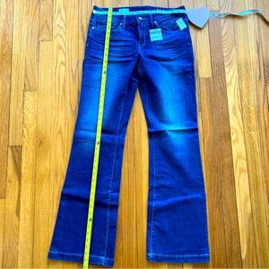 NWT Gap Long and Lean, Cotton/Polyester/Spandex, Blue, 5 Pockets, Size 29 Long